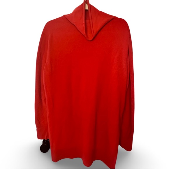 ❤️Vince Camuto Red loose Turtle Neck Sweater - Cozy - Large - Picture 1 of 4